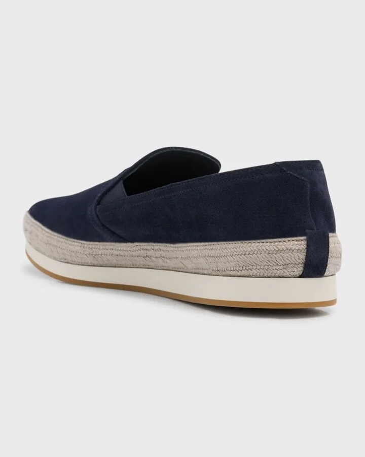 Men's Suede Slip-On Sneakers - Image 4