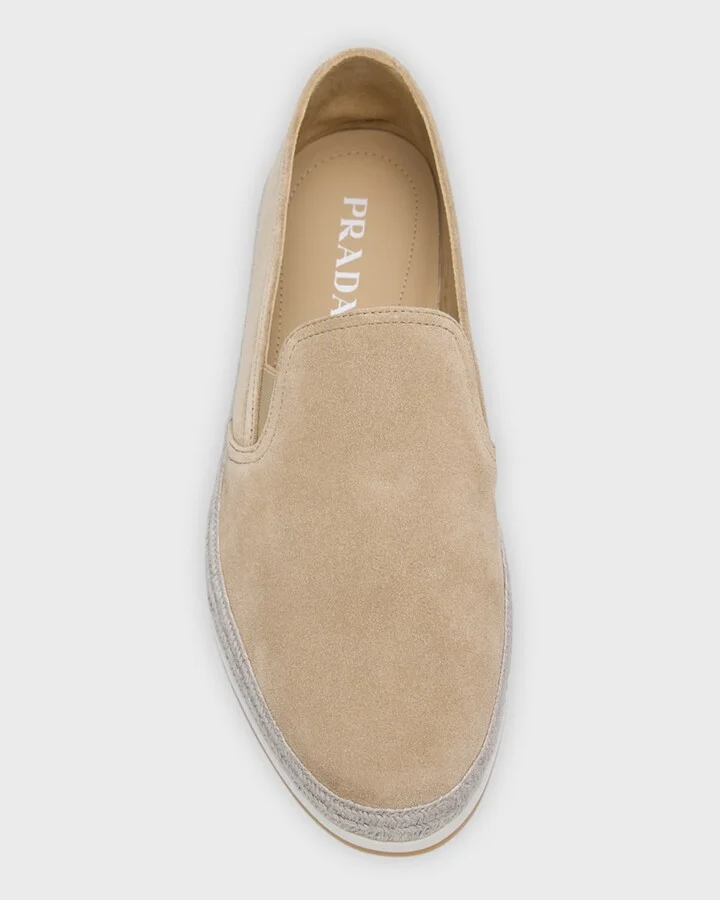 Men's Suede Slip-On Sneakers - Image 10