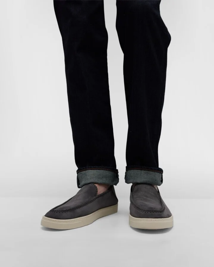 Men's Suede Slip-On Sneakers - Image 2