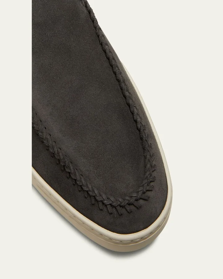Men's Suede Slip-On Sneakers - Image 2