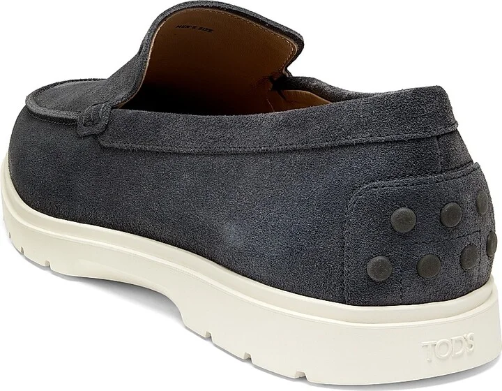 Men's Suede Slipper Loafers - Ombra - Size 6 - Image 3