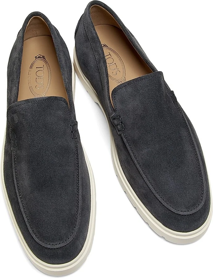 Men's Suede Slipper Loafers - Ombra - Size 6 - Image 4