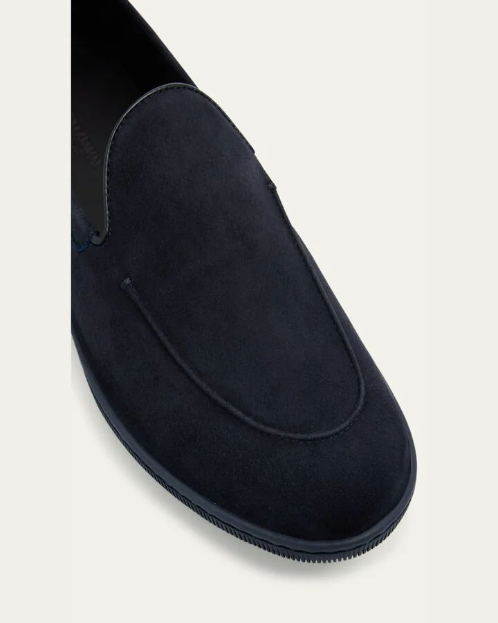 Men's Suede Sneaker Loafers - Image 2