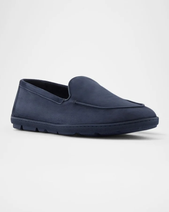 Men's Suede Sneaker Loafers - Image 2