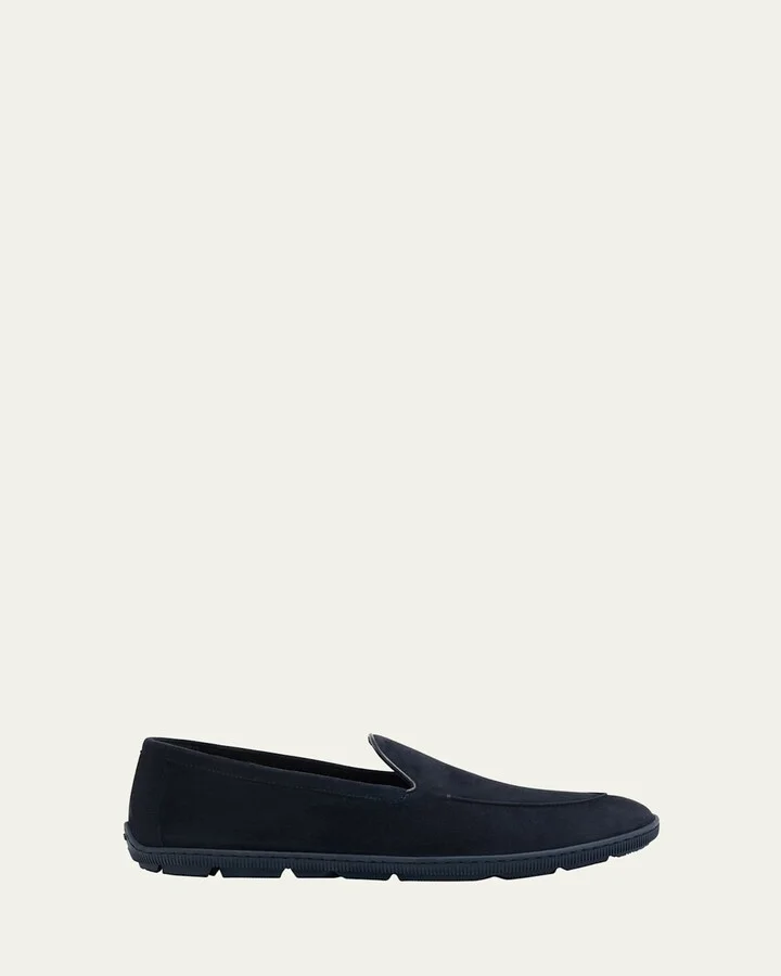 Men's Suede Sneaker Loafers