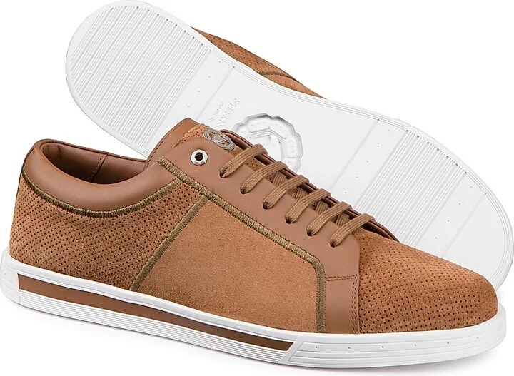 Men's Suede Sneakers - Marrone Petra - Size 5 - Image 4