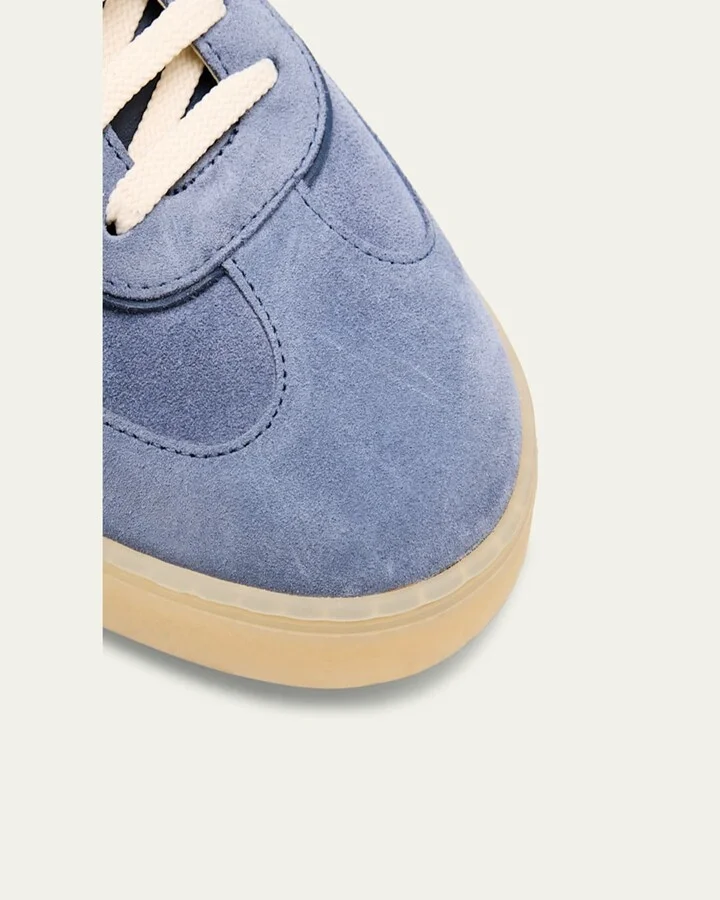 Men's Suede T-Toe Low-Top Sneakers - Image 5