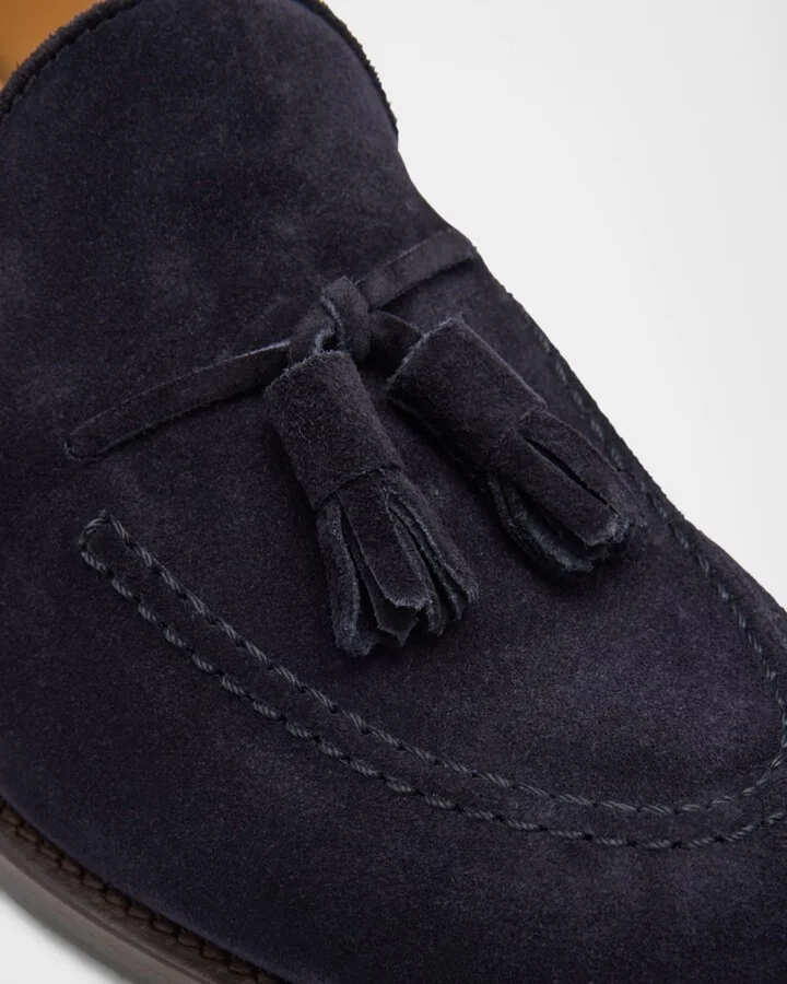 Men's Suede Tassel Loafers - Image 2