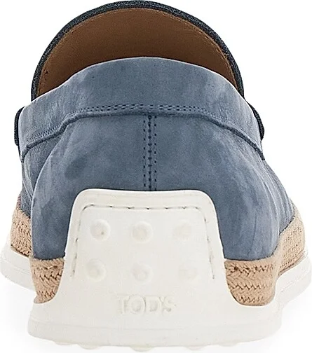 Men's Suede TV Espadrilles - Light Blue - Size 8 - Image 3