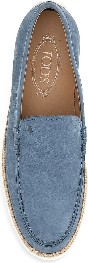 Men's Suede TV Espadrilles - Light Blue - Size 8 - Image 5