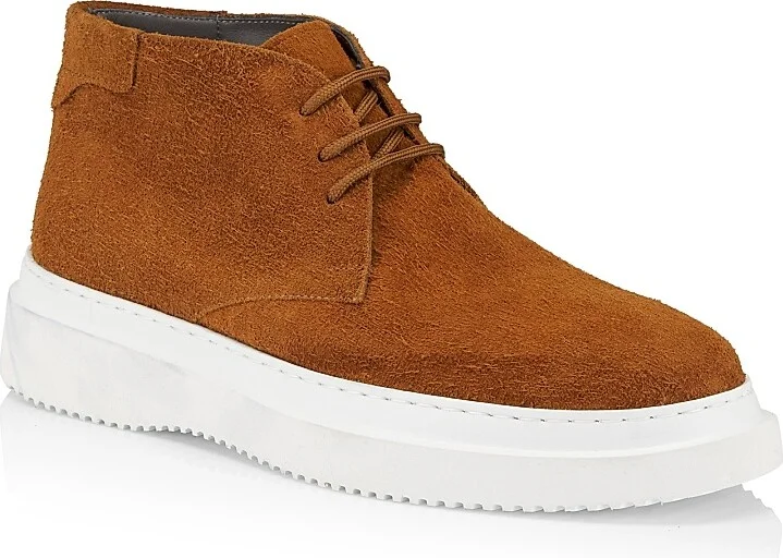 Men's Summer Vibes Suede Ankle Boots - Camel - Size 7 - Image 2