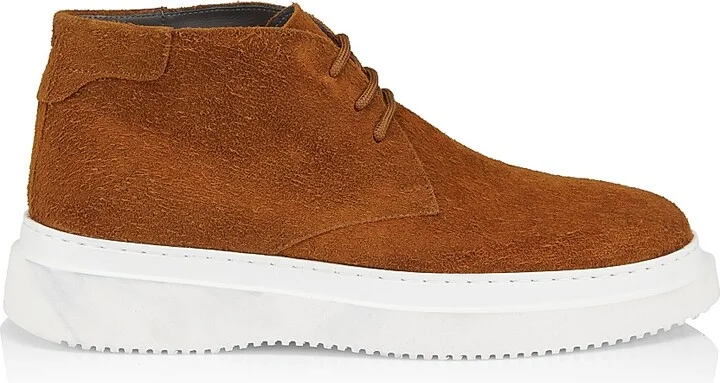 Men's Summer Vibes Suede Ankle Boots - Camel - Size 7
