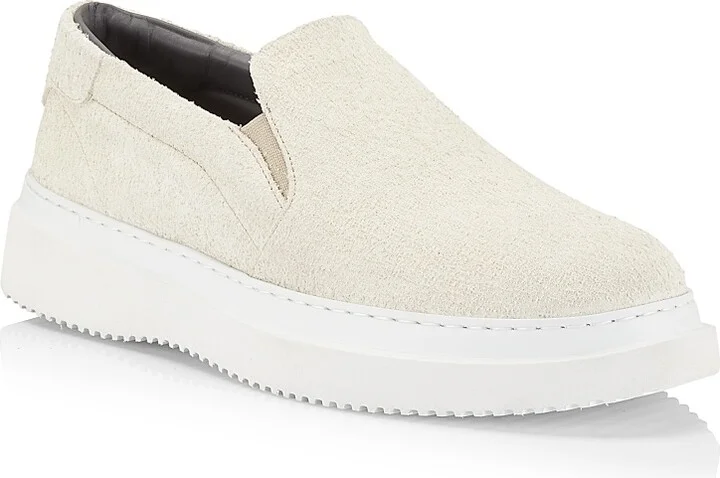 Men's Summer Vibes Suede Platform Loafers - Off White - Size 7 - Image 2