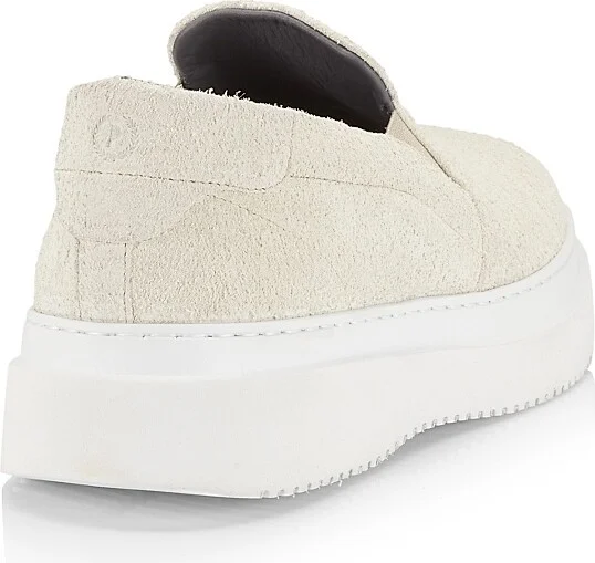 Men's Summer Vibes Suede Platform Loafers - Off White - Size 7 - Image 3