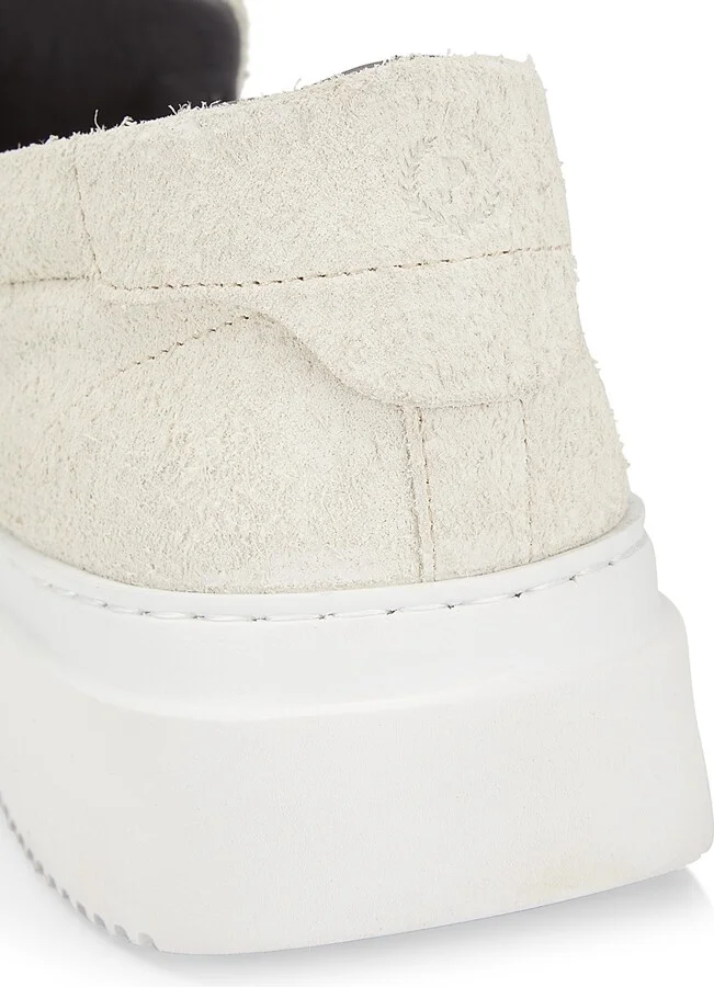 Men's Summer Vibes Suede Platform Loafers - Off White - Size 7 - Image 6