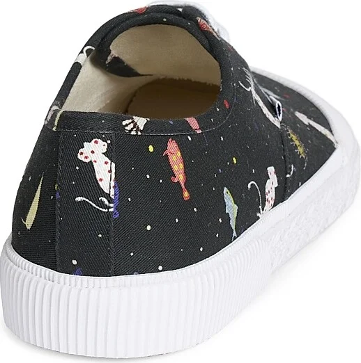 Men's Suna Fujita x LOEWE Deep Sea Terra Vulca Low-Top Sneakers - Black Multicolor - Size 6 - Image 3