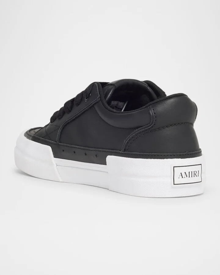 Men's Sunset Skate Leather Low-Top Sneakers - Image 7