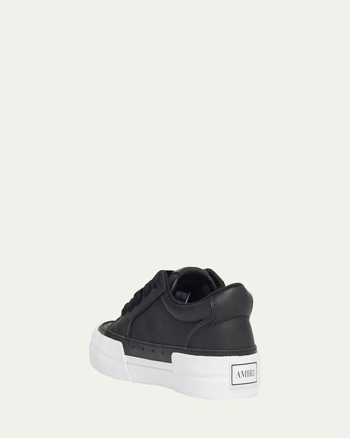 Men's Sunset Skate Leather Low-Top Sneakers - Image 4