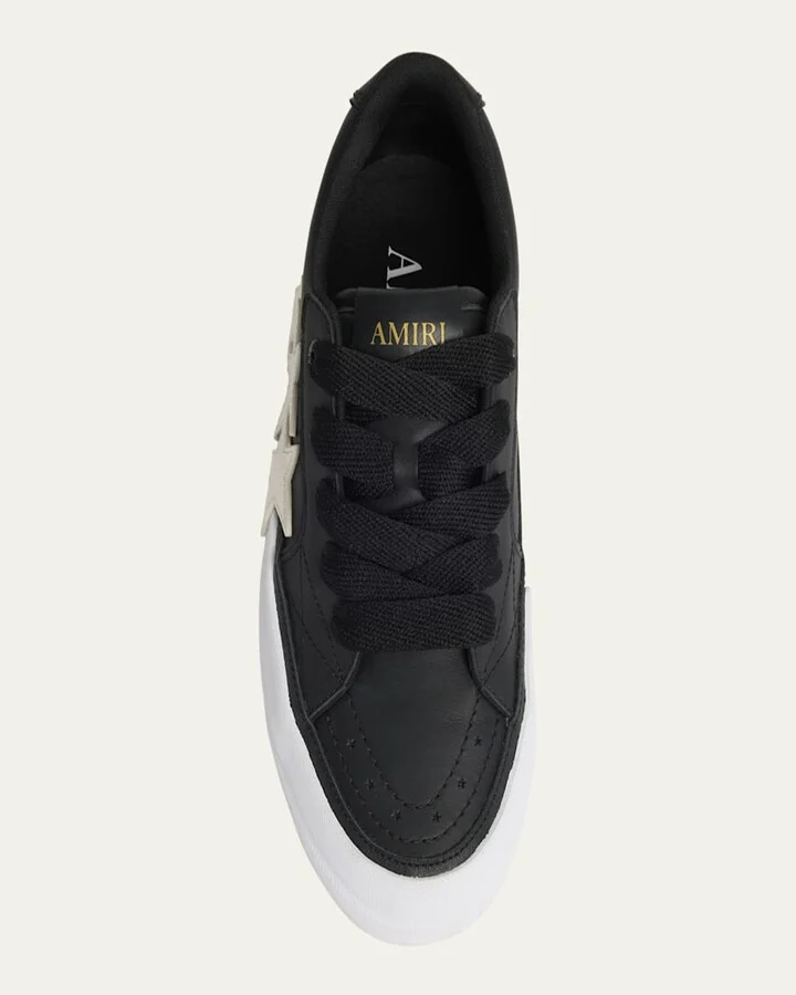Men's Sunset Skate Leather Low-Top Sneakers - Image 7