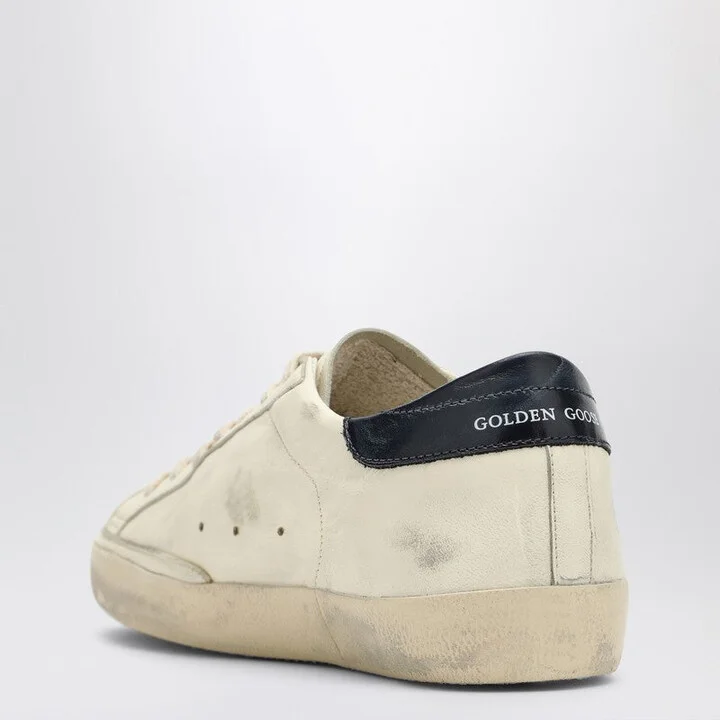 Men's Super-Star Beige/Blue Low Sneaker - Image 2