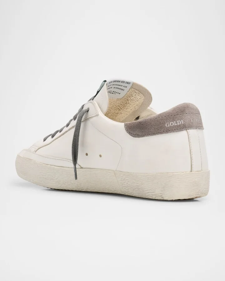 Men's Super-Star Leather Low-Top Sneakers - Image 5