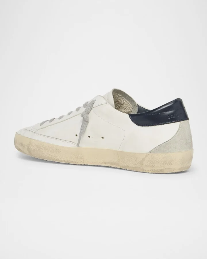 Men's Super-Star Leather Low-Top Sneakers - Image 2