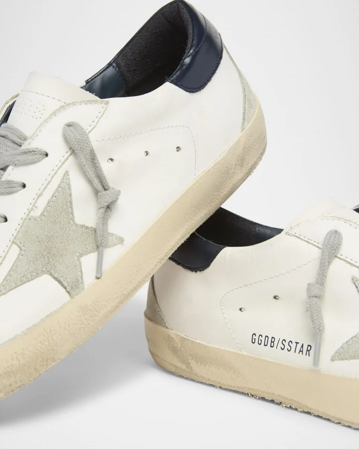 Men's Super-Star Leather Low-Top Sneakers - Image 10