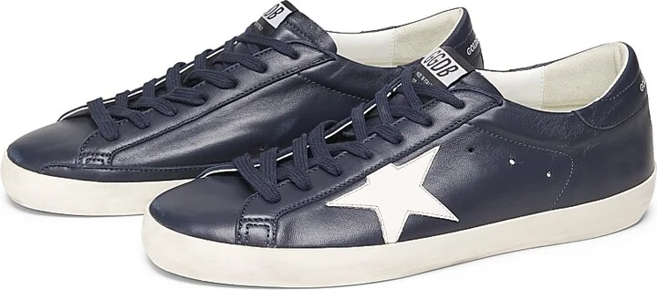Men's Super Star Leather Low-Top Sneakers - Eclipse Latte - Size 6 - Image 2