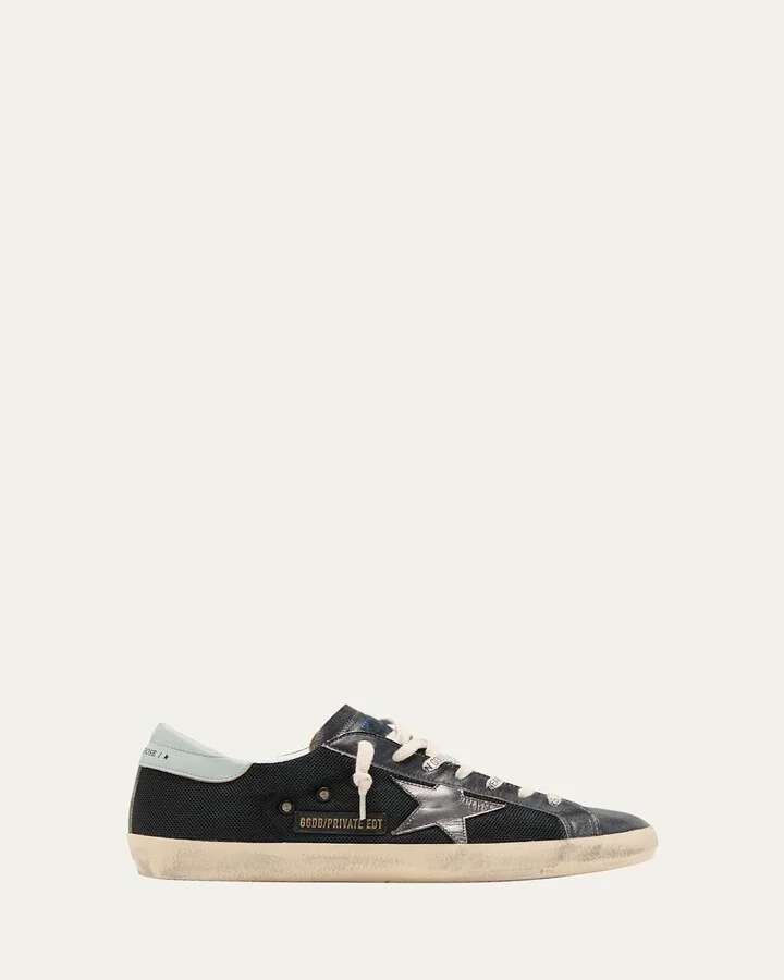 Men's Super-Star Leather Low-Top Sneakers