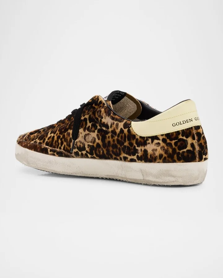 Men's Super-Star Leopard-Print Low-Top Sneakers - Image 2