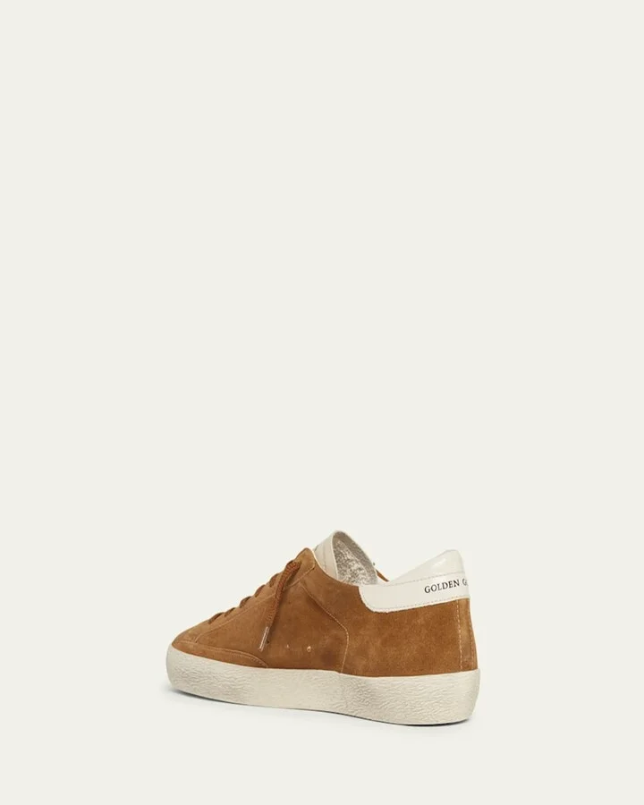 Men's Super Star Low-Top Suede Sneakers - Image 4