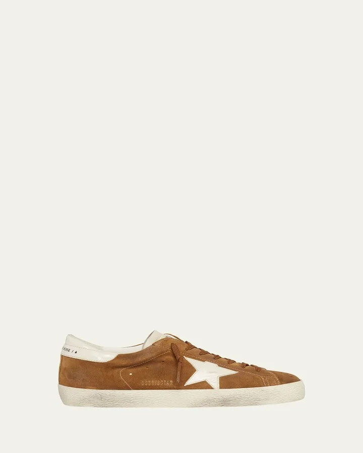 Men's Super Star Low-Top Suede Sneakers