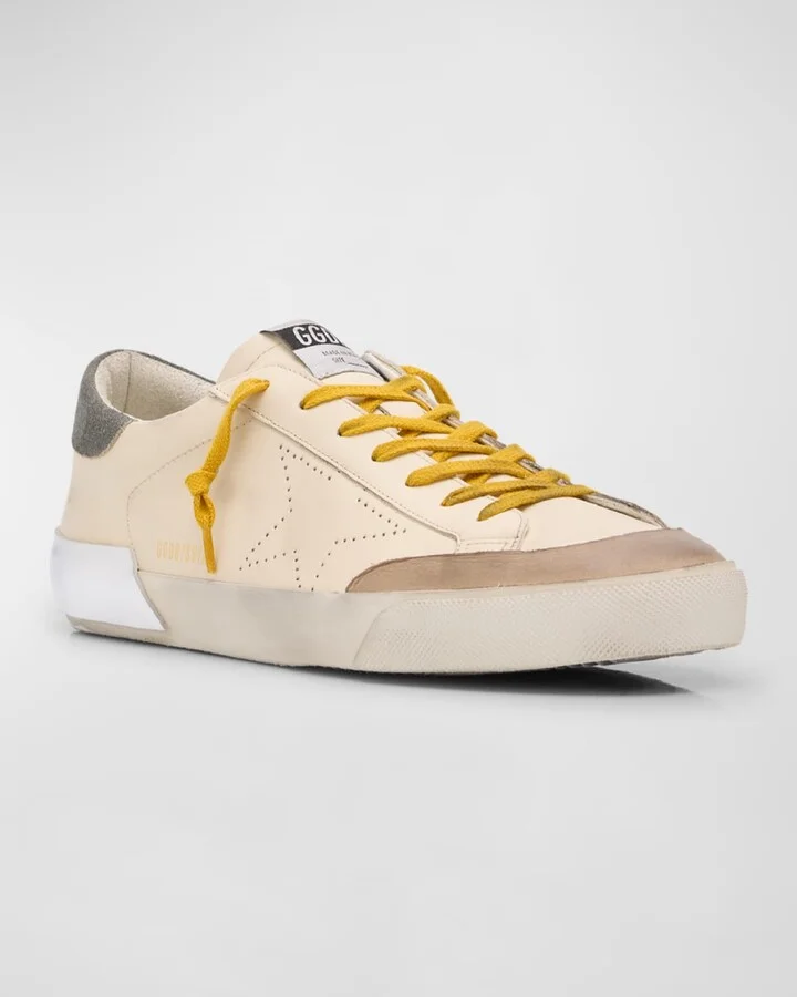 Men's Super-Star Penstar Leather Low-Top Sneakers - Image 2
