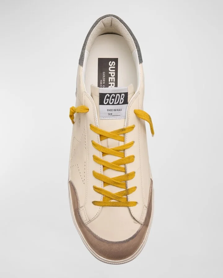 Men's Super-Star Penstar Leather Low-Top Sneakers - Image 3