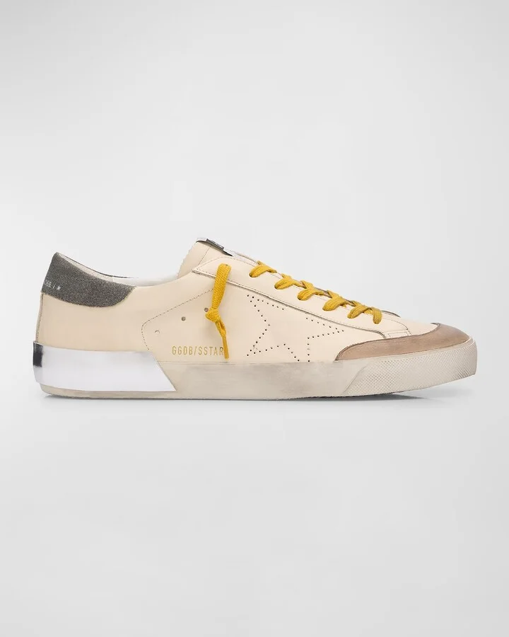 Men's Super-Star Penstar Leather Low-Top Sneakers