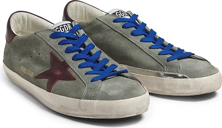Men's Super-Star Suede Low-Top Sneakers - Green Kenya - Size 7 - Image 2