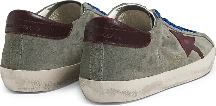 Men's Super-Star Suede Low-Top Sneakers - Green Kenya - Size 7 - Image 3