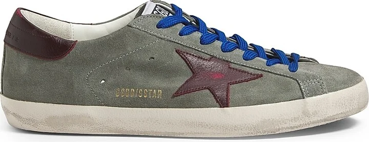 Men's Super-Star Suede Low-Top Sneakers - Green Kenya - Size 7