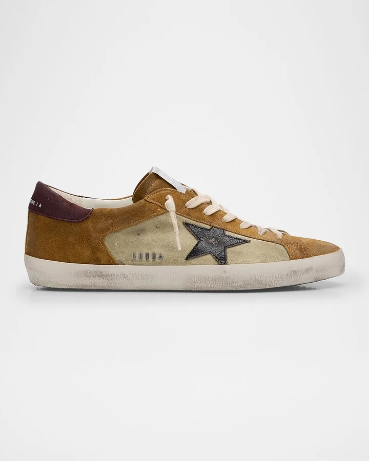Men's Super-Star Suede Low-Top Sneakers