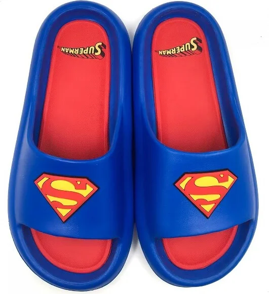 Mens Superman Logo Cloud Comfort Foam Slide Sandals - Size - Image 2