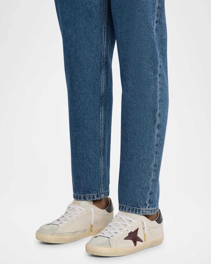 Men's Superstar Leather and Suede Low-Top Sneakers - Image 9