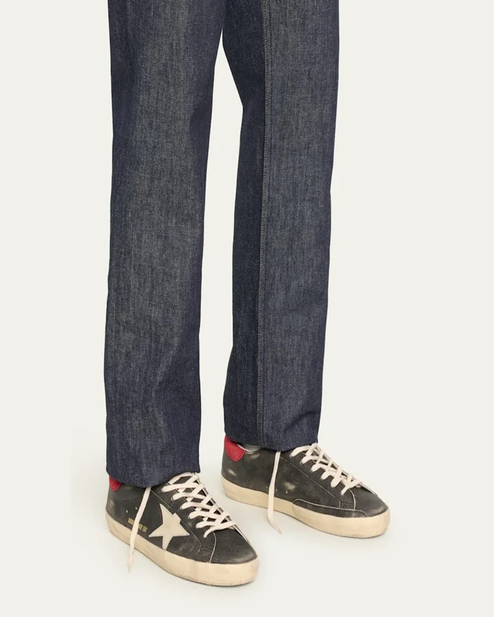Men's Superstar Leather Low-Top Sneakers - Image 4