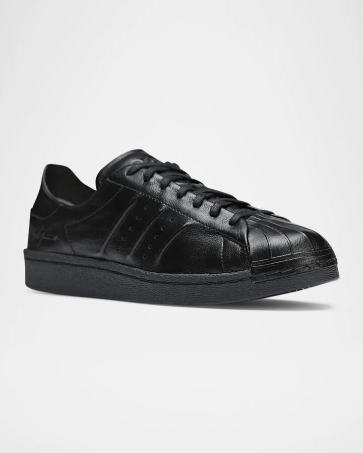 Men's Superstar Leather Low-Top Sneakers - Image 4