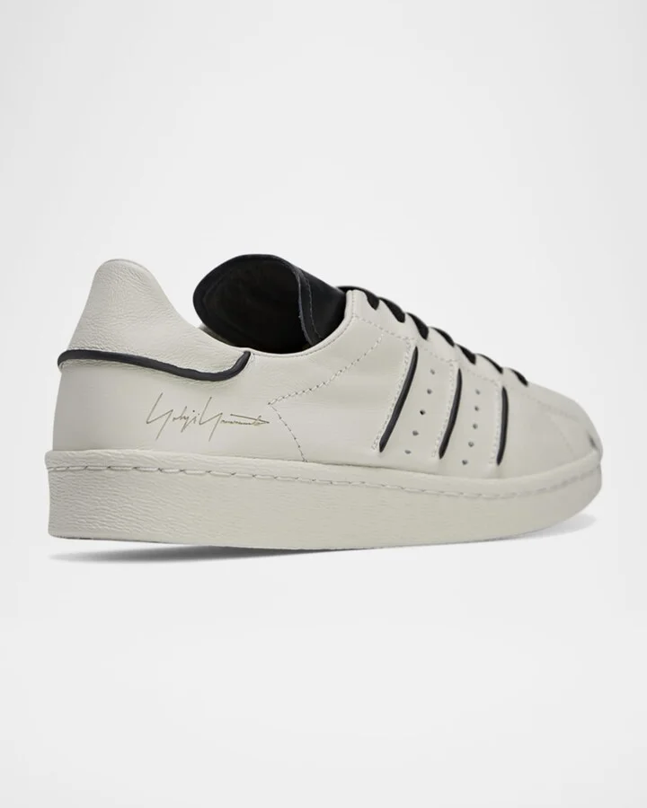 Men's Superstar Leather Low-Top Sneakers - Image 4