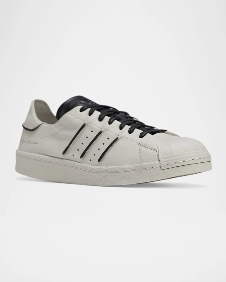 Men's Superstar Leather Low-Top Sneakers - Image 7