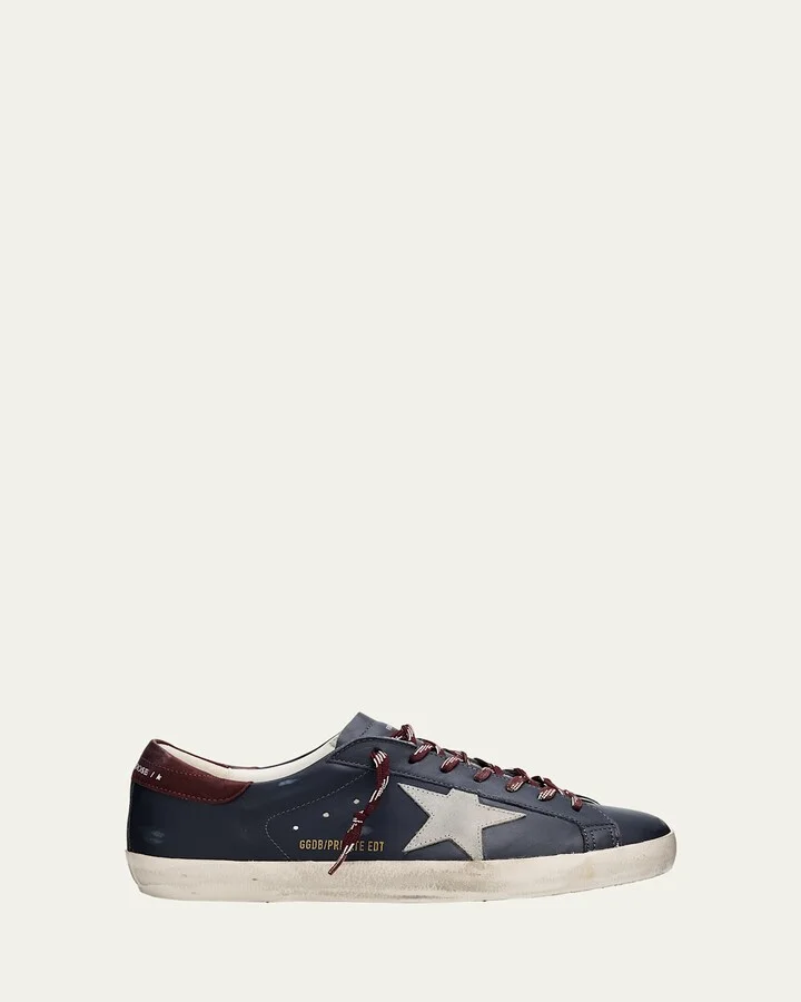 Men's Superstar Leather Low-Top Sneakers