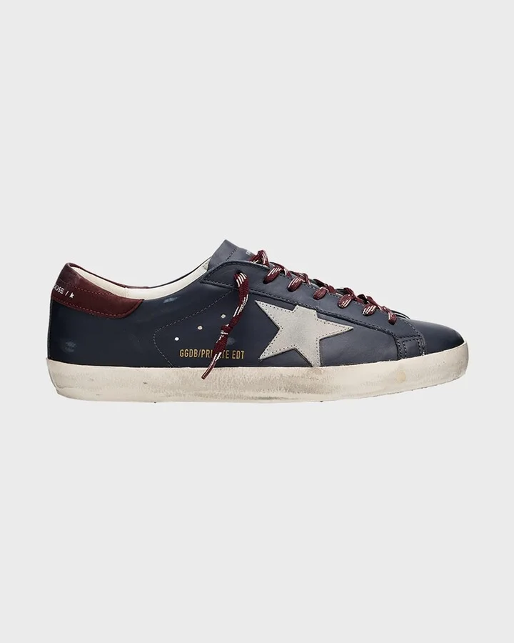 Men's Superstar Leather Low-Top Sneakers