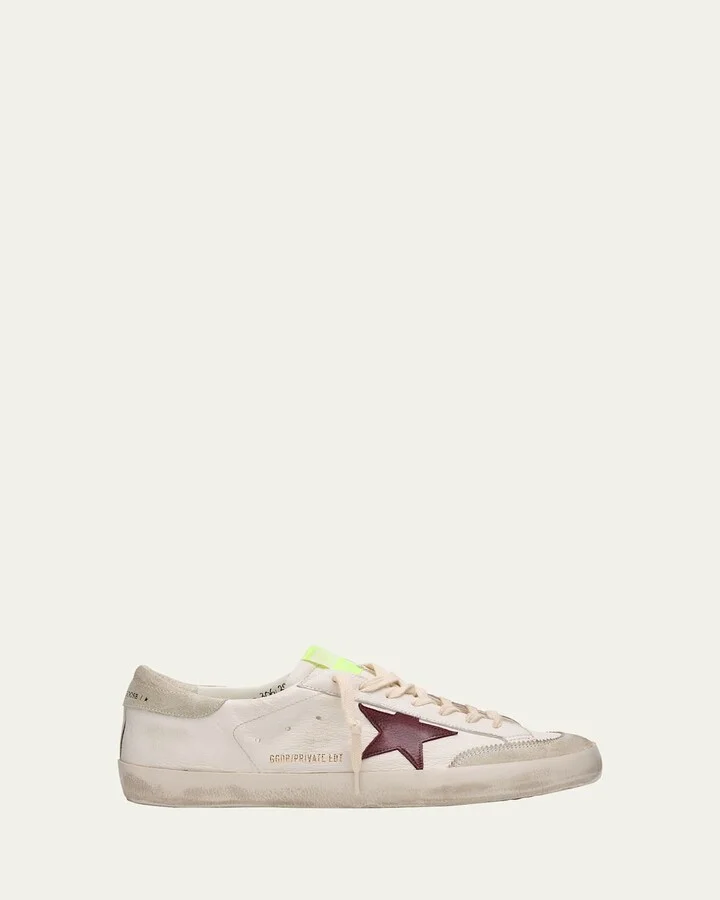Men's Superstar Napa and Nubuck Low-Top Sneakers