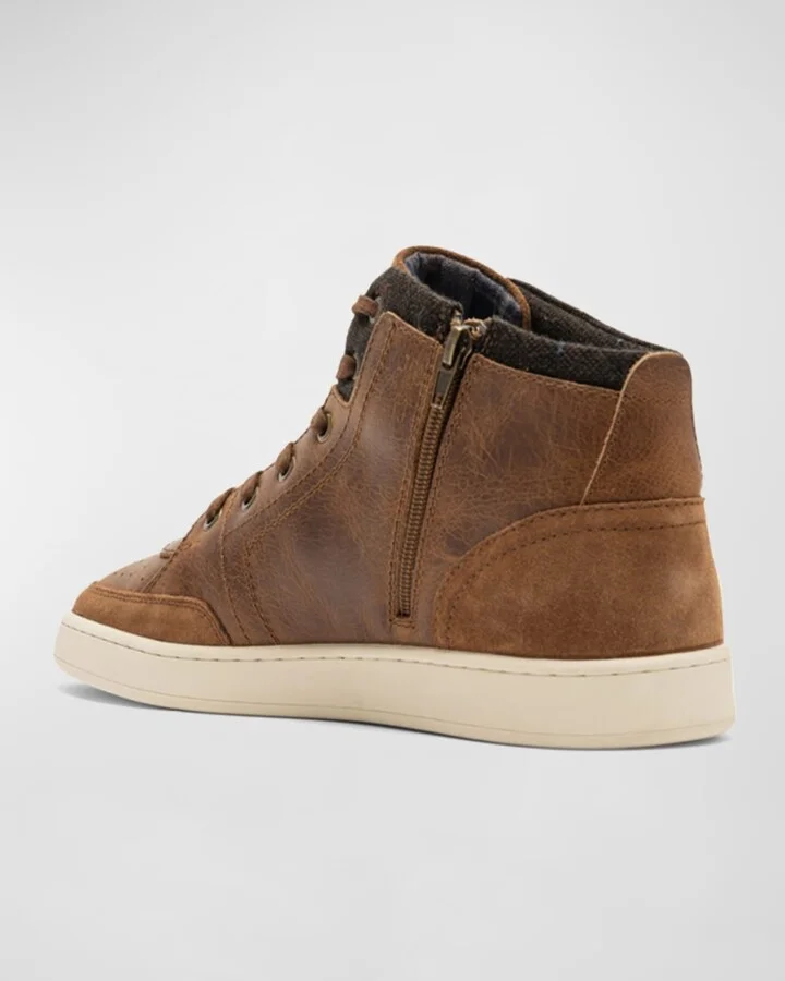 Men's Sussex High Street Leather High-Top Sneakers - Image 3