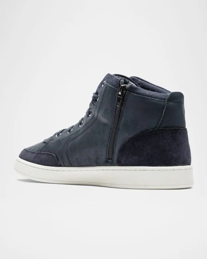 Men's Sussex High Street Leather High-Top Sneakers - Image 4